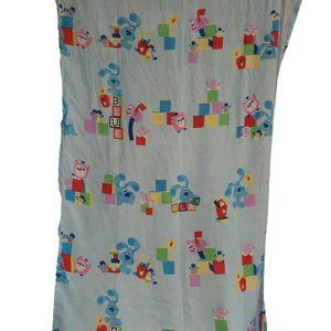 Blues Clues Toddler Flat Bed Sheet Novelty Child Kid Dan River Y2K Nostalgia